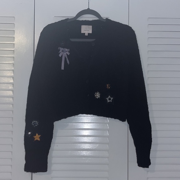 Cinq A Sept Millie Wool-Blend Cardigan - Picture 3 of 6